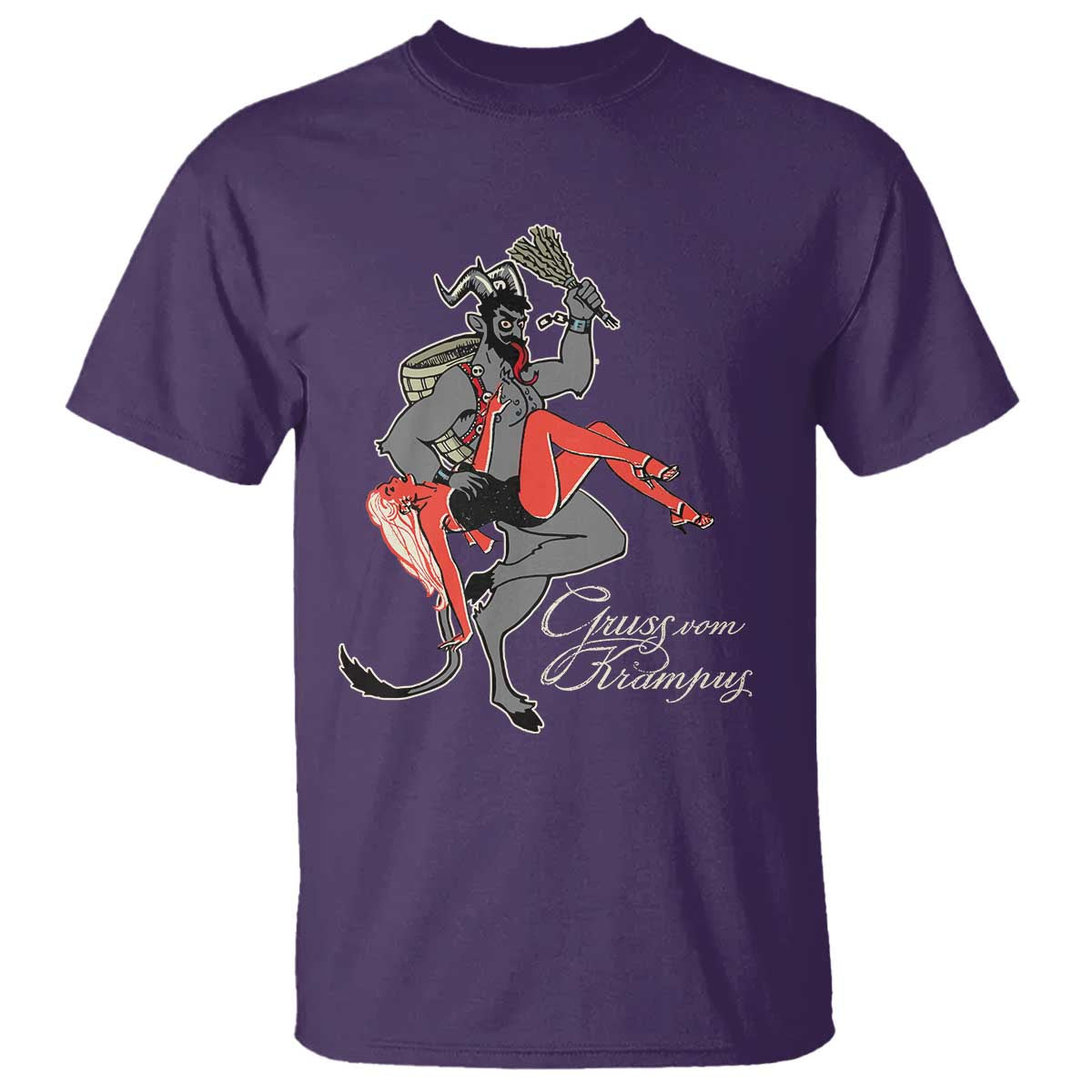 Funny Christmas Gruss Vom Krampus T Shirt - Wonder Print Shop