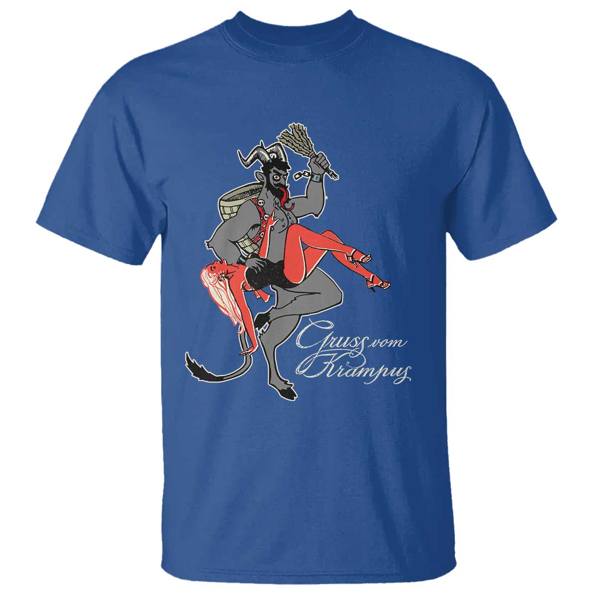Funny Christmas Gruss Vom Krampus T Shirt - Wonder Print Shop