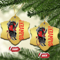 Horror Christmas Gruss Vom Krampus Christmas Ornament - Wonder Print Shop