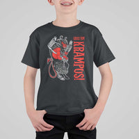 Horror Christmas Gruss Vom Krampus T Shirt For Kid - Wonder Print Shop