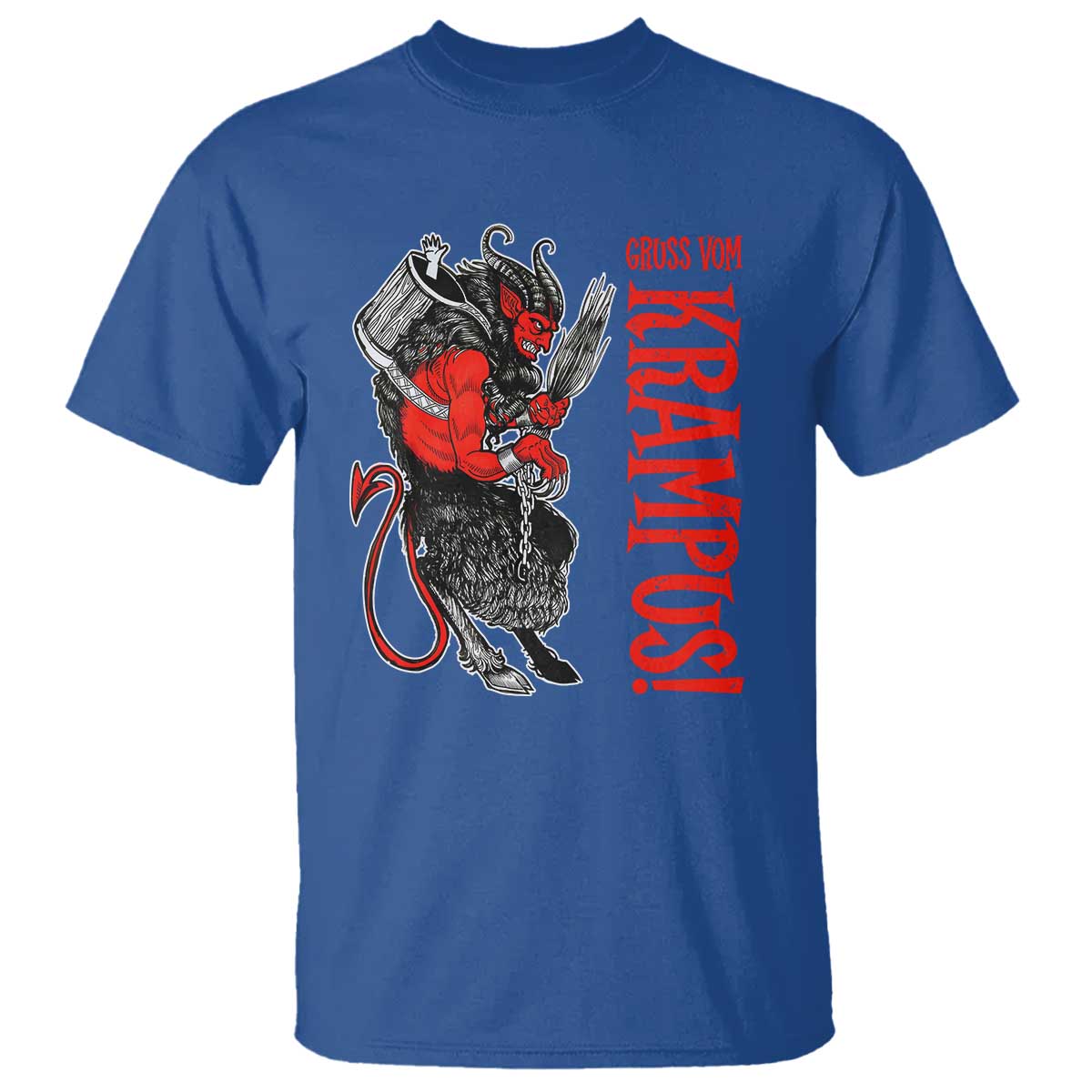 Horror Christmas Gruss Vom Krampus T Shirt - Wonder Print Shop
