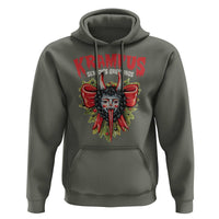 Christmas Krampus Hoodie Season Greeting Coquette Bow Krampus