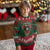 Xmas Krampus Ugly Christmas Sweater Season Greeting Coquette Bow Krampus - Wonder Print Shop