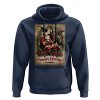 Christmas Krampus Hoodie Season Greeting Vintage Tarot Card