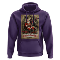 Christmas Krampus Hoodie Season Greeting Vintage Tarot Card