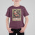 Christmas Krampus T Shirt For Kid Season Greeting Vintage Tarot Card - Wonder Print Shop