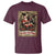 Christmas Krampus T Shirt Season Greeting Vintage Tarot Card - Wonder Print Shop