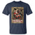 Christmas Krampus T Shirt Season Greeting Vintage Tarot Card - Wonder Print Shop