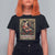 Christmas Krampus T Shirt For Women Season Greeting Vintage Tarot Card - Wonder Print Shop