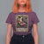 Christmas Krampus T Shirt For Women Season Greeting Vintage Tarot Card - Wonder Print Shop