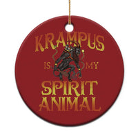 Xmas Krampus is My Spirit Animal Christmas Ornament - Wonder Print Shop