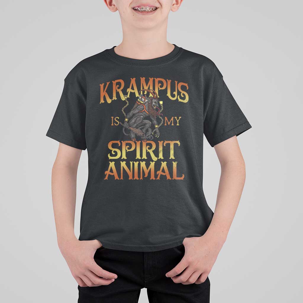 Christmas Krampus is My Spirit Animal T Shirt For Kid - Wonder Print Shop
