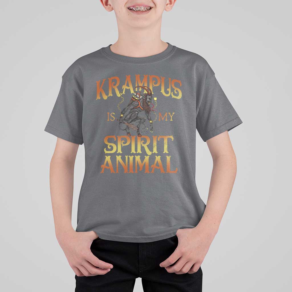 Christmas Krampus is My Spirit Animal T Shirt For Kid - Wonder Print Shop