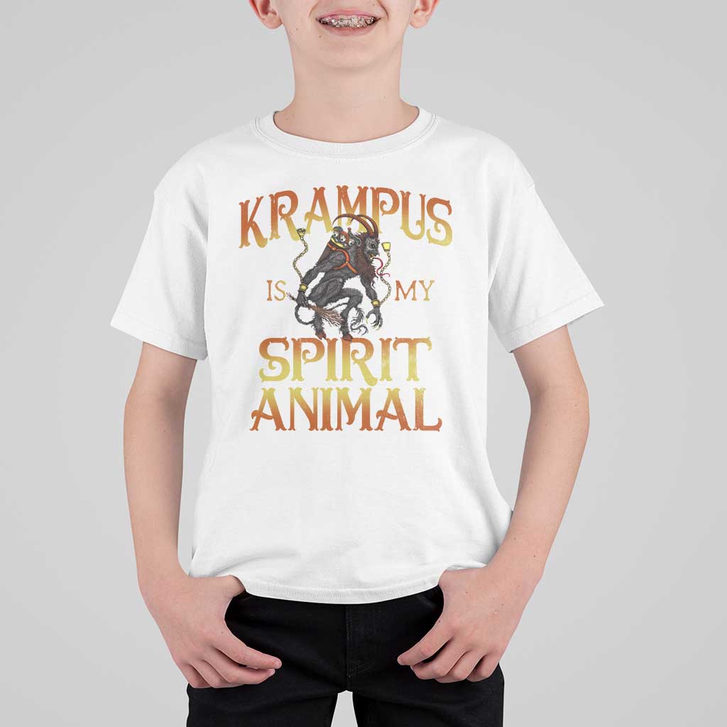 Christmas Krampus is My Spirit Animal T Shirt For Kid - Wonder Print Shop