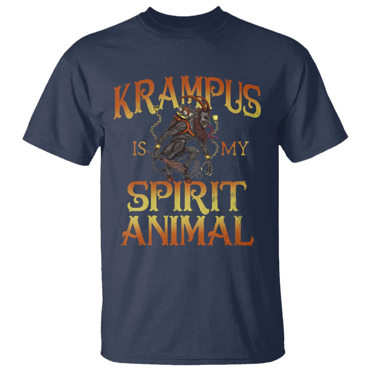 Christmas Krampus is My Spirit Animal T Shirt - Wonder Print Shop