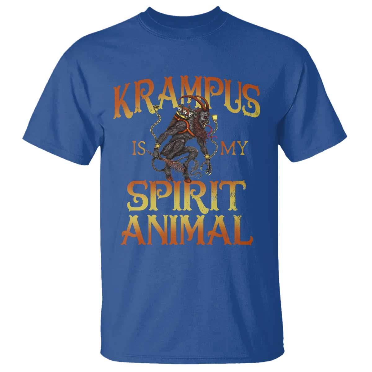Christmas Krampus is My Spirit Animal T Shirt - Wonder Print Shop