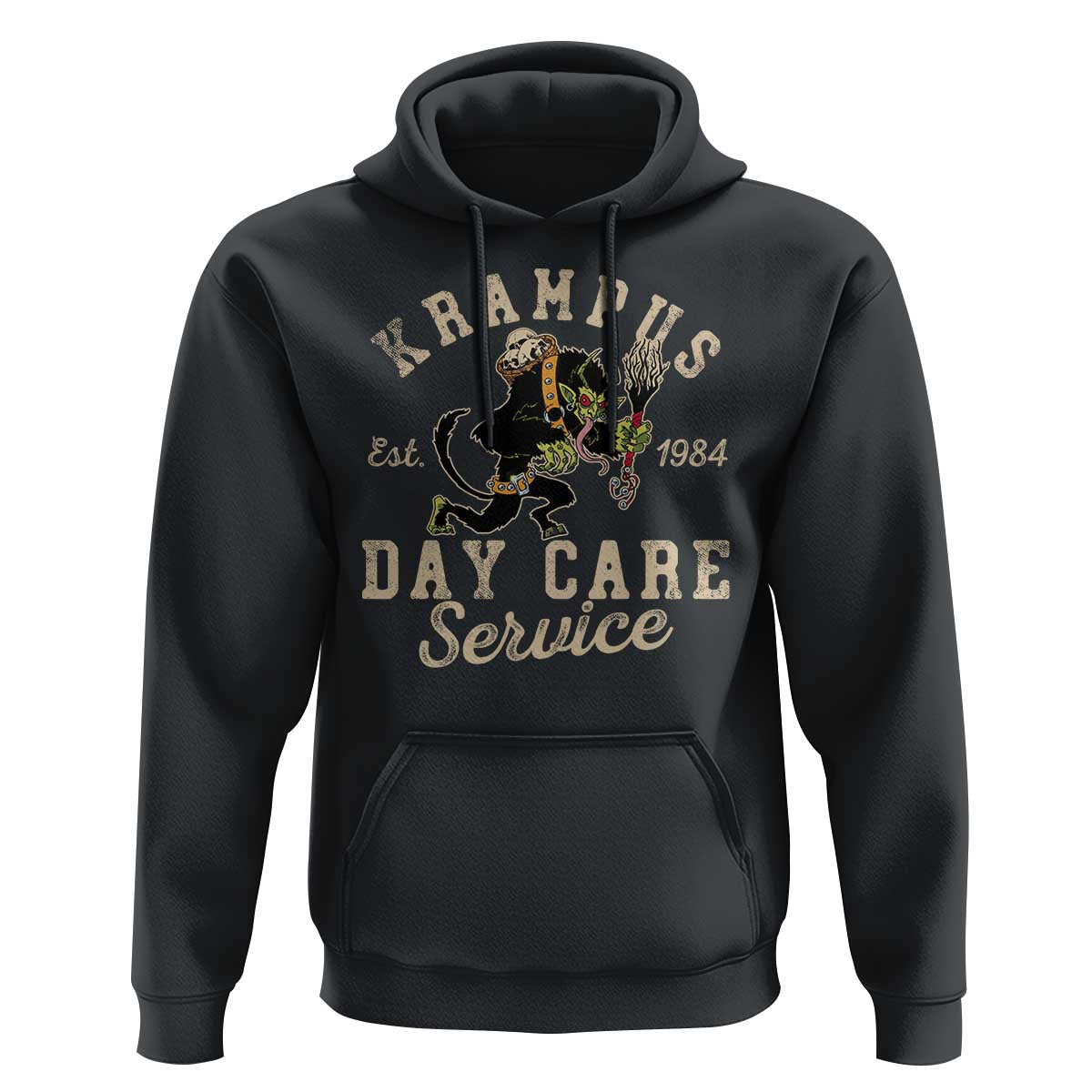 Christmas Krampus Day Care Service Hoodie