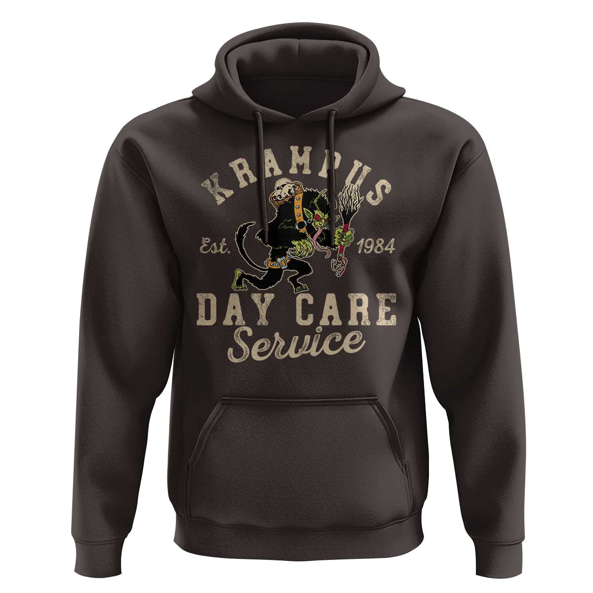 Christmas Krampus Day Care Service Hoodie