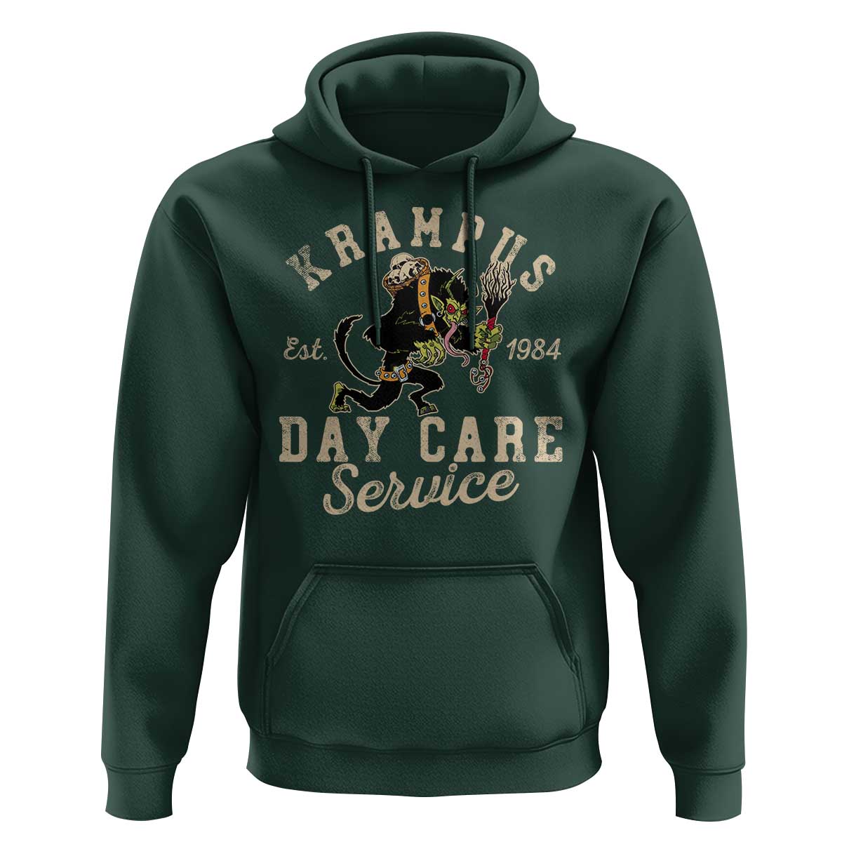 Christmas Krampus Day Care Service Hoodie