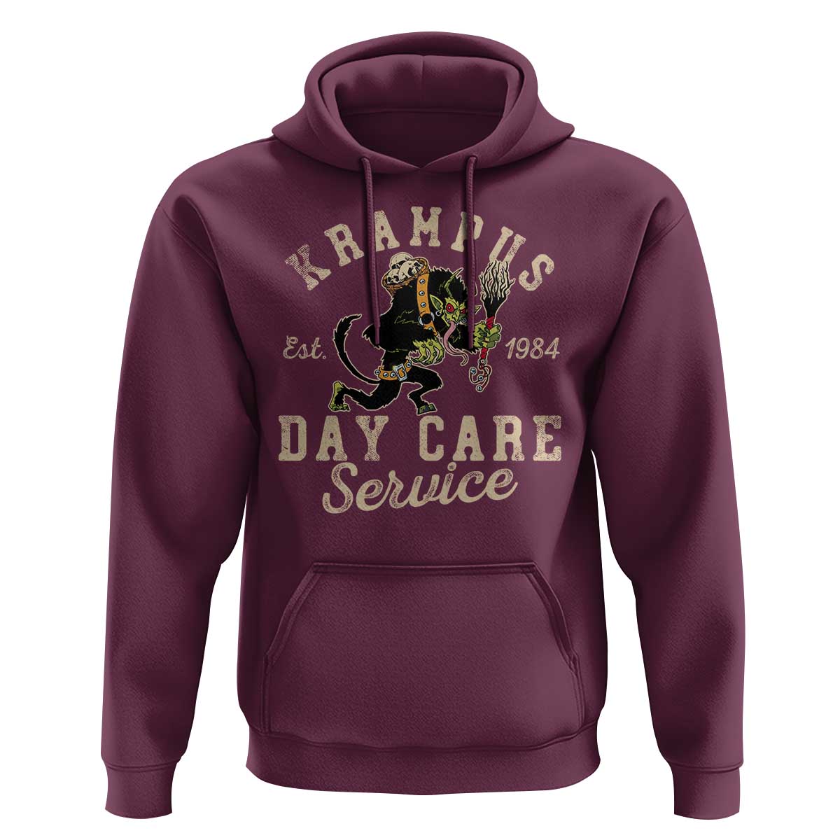 Christmas Krampus Day Care Service Hoodie
