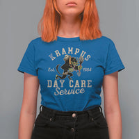 Christmas Krampus Day Care Service T Shirt For Women - Wonder Print Shop