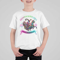 Funny Krampus Sleigh Rides T Shirt For Kid Naughty List Members Only Since 1722 - Wonder Print Shop