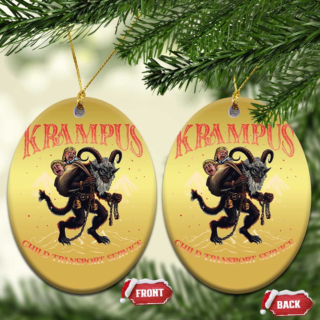 Krampus Christmas Ornament Child Transport Service Spooky Christmas - Wonder Print Shop