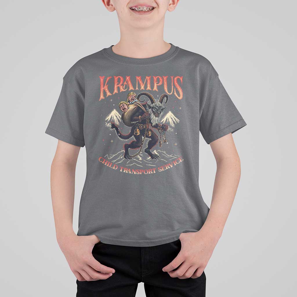 Krampus T Shirt For Kid Child Transport Service Spooky Christmas - Wonder Print Shop