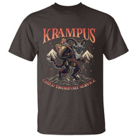 Krampus T Shirt Child Transport Service Spooky Christmas - Wonder Print Shop