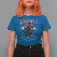 Krampus T Shirt For Women Child Transport Service Spooky Christmas - Wonder Print Shop