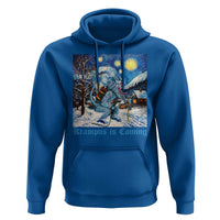 Krampus Is Coming Hoodie Spooky Christmas Starry Night