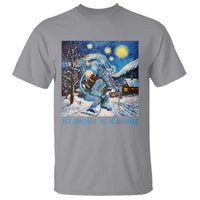 Krampus Is Coming T Shirt Spooky Christmas Starry Night - Wonder Print Shop