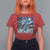 Krampus Is Coming T Shirt For Women Spooky Christmas Starry Night - Wonder Print Shop