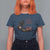 Christmas Krampus T Shirt For Women He Knows If You've Been Naughty - Wonder Print Shop