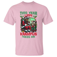 Christmas Krampus T Shirt This Year I Hope Krampus Takes Me - Wonder Print Shop