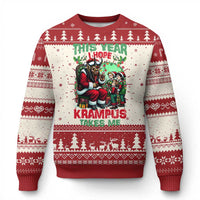 Xmas Krampus Ugly Christmas Sweater This Year I Hope Krampus Takes Me - Wonder Print Shop