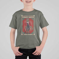 Funny Christmas T Shirt For Kid Forget Santa I Want Krampus - Wonder Print Shop