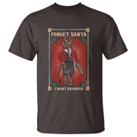 Funny Christmas T Shirt Forget Santa I Want Krampus - Wonder Print Shop