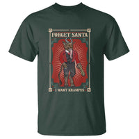 Funny Christmas T Shirt Forget Santa I Want Krampus - Wonder Print Shop
