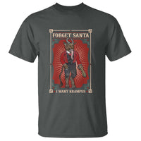 Funny Christmas T Shirt Forget Santa I Want Krampus - Wonder Print Shop