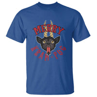 Funny Christmas Krampus Pug Dog T Shirt Merry Krampug Cute Pug Satan - Wonder Print Shop