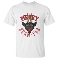 Funny Christmas Krampus Pug Dog T Shirt Merry Krampug Cute Pug Satan - Wonder Print Shop