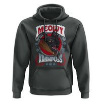 Christmas Krampus Cat Hoodie Meowy Krampuss Black Cat
