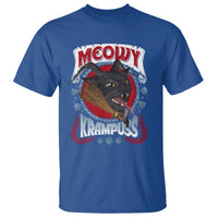 Christmas Krampus Cat T Shirt Meowy Krampuss Black Cat - Wonder Print Shop