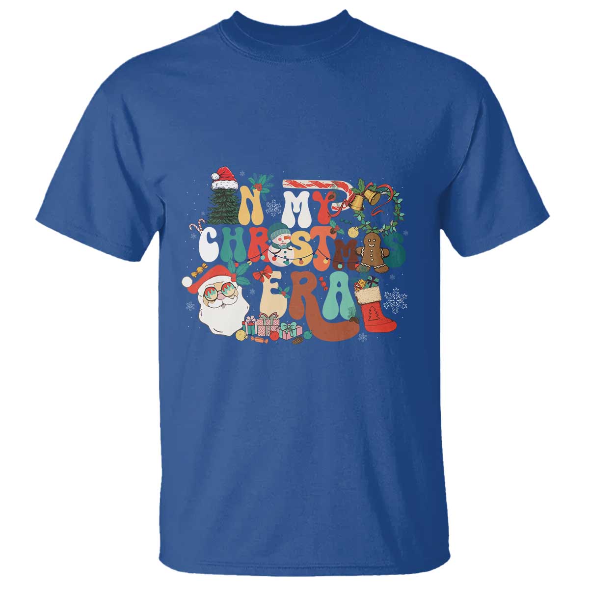 In My Christmas Era Retro Groovy T Shirt - Wonder Print Shop