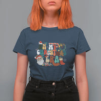 In My Christmas Era Retro Groovy T Shirt For Women - Wonder Print Shop