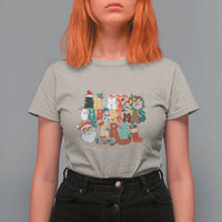 In My Christmas Era Retro Groovy T Shirt For Women - Wonder Print Shop