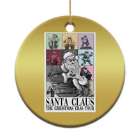 Funny Santa Claus The Christmas Eras Tours Christmas Ornament - Wonder Print Shop