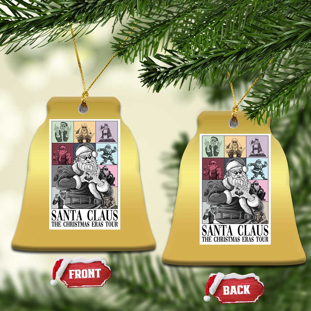 Funny Santa Claus The Christmas Eras Tours Christmas Ornament - Wonder Print Shop