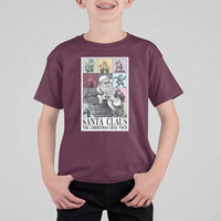 Funny Santa Claus The Christmas Eras Tours T Shirt For Kid - Wonder Print Shop